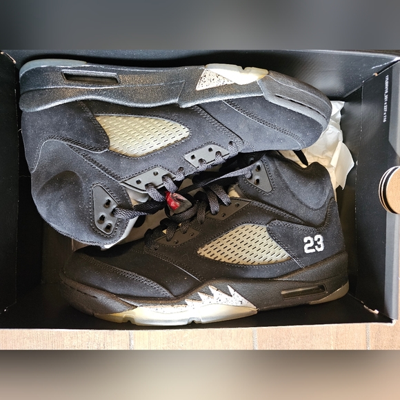 Size 10 Jordan 5 OG Mid Metallic Silver main image 12
